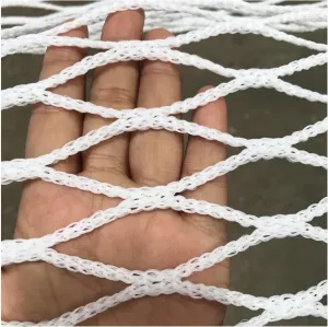 Climbing Cargo Net White 3Mm/4.5Cm Square,Climbing Net Playground Safety Net Kids Backyard Climbing Net,for Treehouse Accessories Outdoor Adventure,for Children and Adults,1MX8M(3.3X26.2FT)