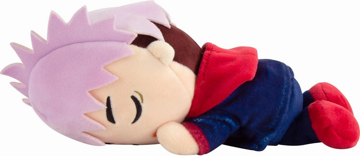 Club Mocchi Mocchi- Suya Suya Sleeping Friend Jujutsu Kaisen Plush - Yuji Itadori Figure Plush - Collectible JJK Figure - Squishy Anime Plushies and Kawaii Toys - 8 Inch