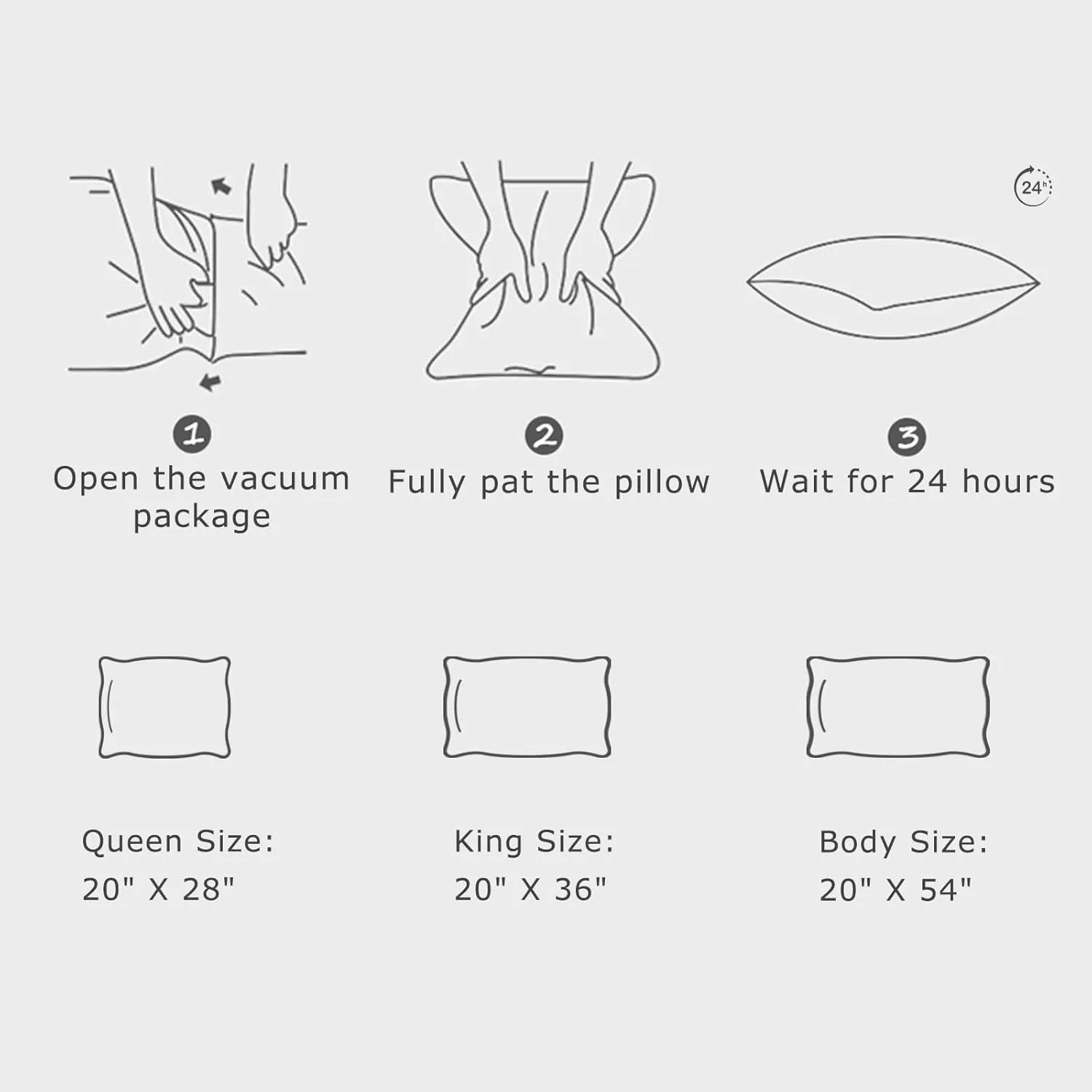 Cooling Shredded Memory Foam Pillow Queen Size Set of 2- Removable Bamboo Rayon Cover   Extra Gel Foam, 100% Adjustable for Side/Back/Stomach Sleepers, Oeko&CertiPUR-US Standard