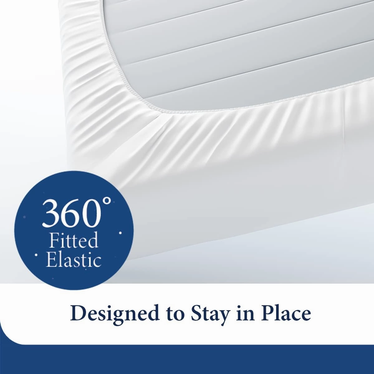 Cosy House Collection Everyday 1500 Series Bed Sheet Set - Ultra Soft & Cool Hotel Luxury Bedding - Deep Pocket - Wrinkle, Stain and Fade Resistant - 4 Piece Set (Queen, Bright White)