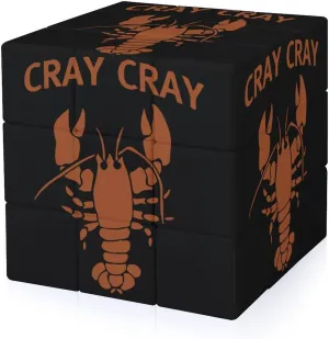 Cray Cray Lobster Adults 3x3x3 Color-Matching Smooth Fully Printed Cube Gift
