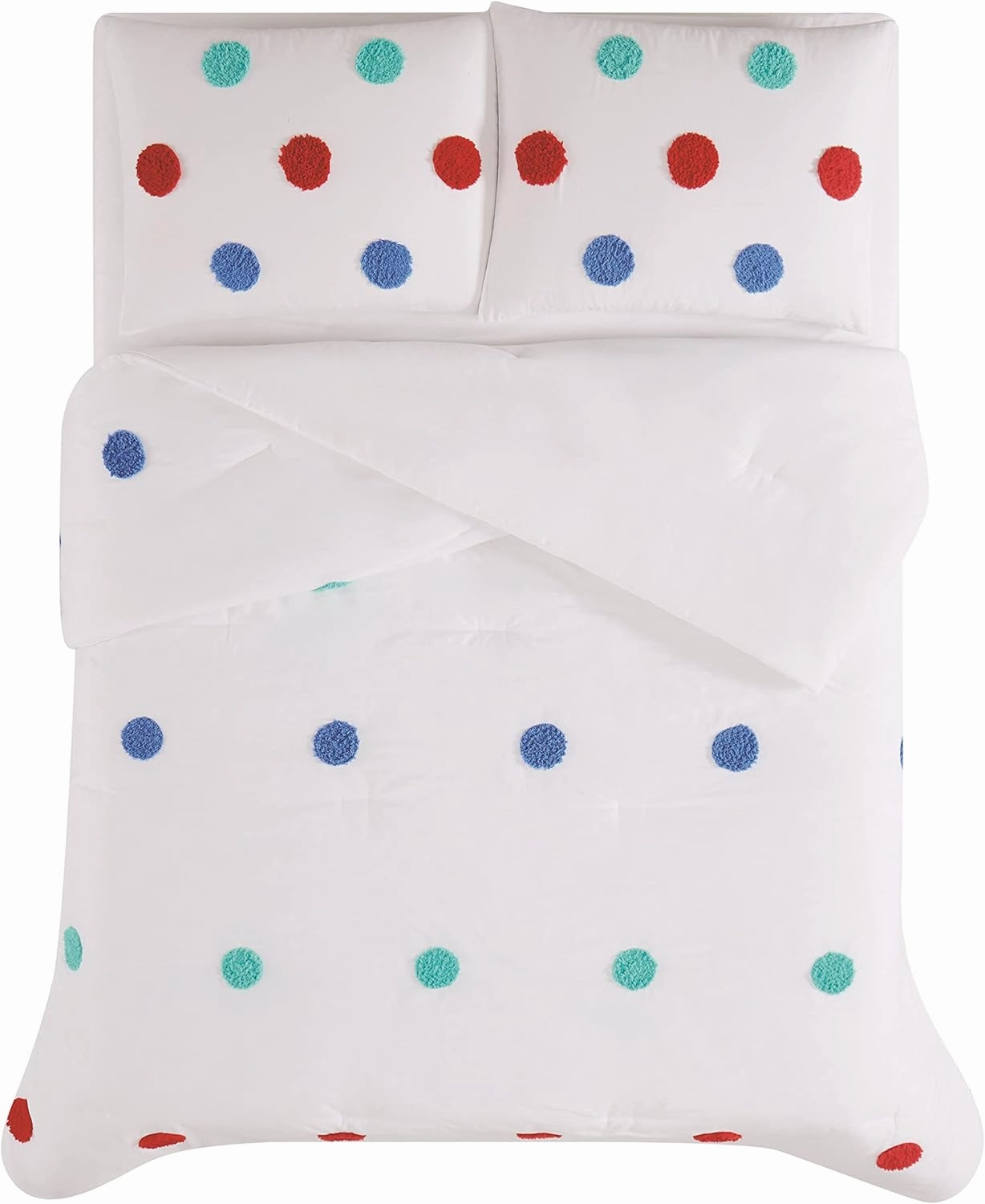 Crayola Fuzzy Dot 3 Piece Full/Queen Comforter Set