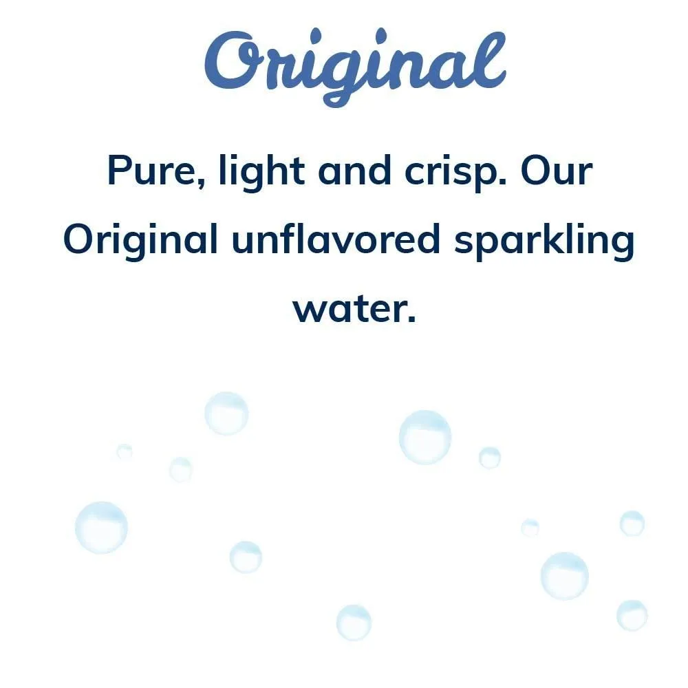 Crystal Geyser Natural Sparkling Spring Water, Unflavored, No Artificial Ingredients or Sweeteners, Carbonated, Non GMO Pure, light and crisp, 18 Fl Oz (24 Pack)