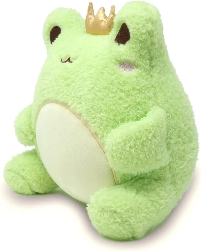 Cuddle Barn PlushGoals - Wawa The Prince Super Soft Cute Kawaii Froggie Collectible Stuffed Animal Plush Toy, 9 inches