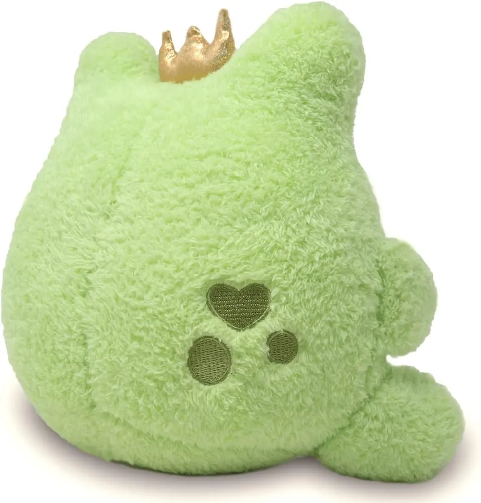Cuddle Barn PlushGoals - Wawa The Prince Super Soft Cute Kawaii Froggie Collectible Stuffed Animal Plush Toy, 9 inches