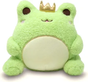 Cuddle Barn PlushGoals - Wawa The Prince Super Soft Cute Kawaii Froggie Collectible Stuffed Animal Plush Toy, 9 inches