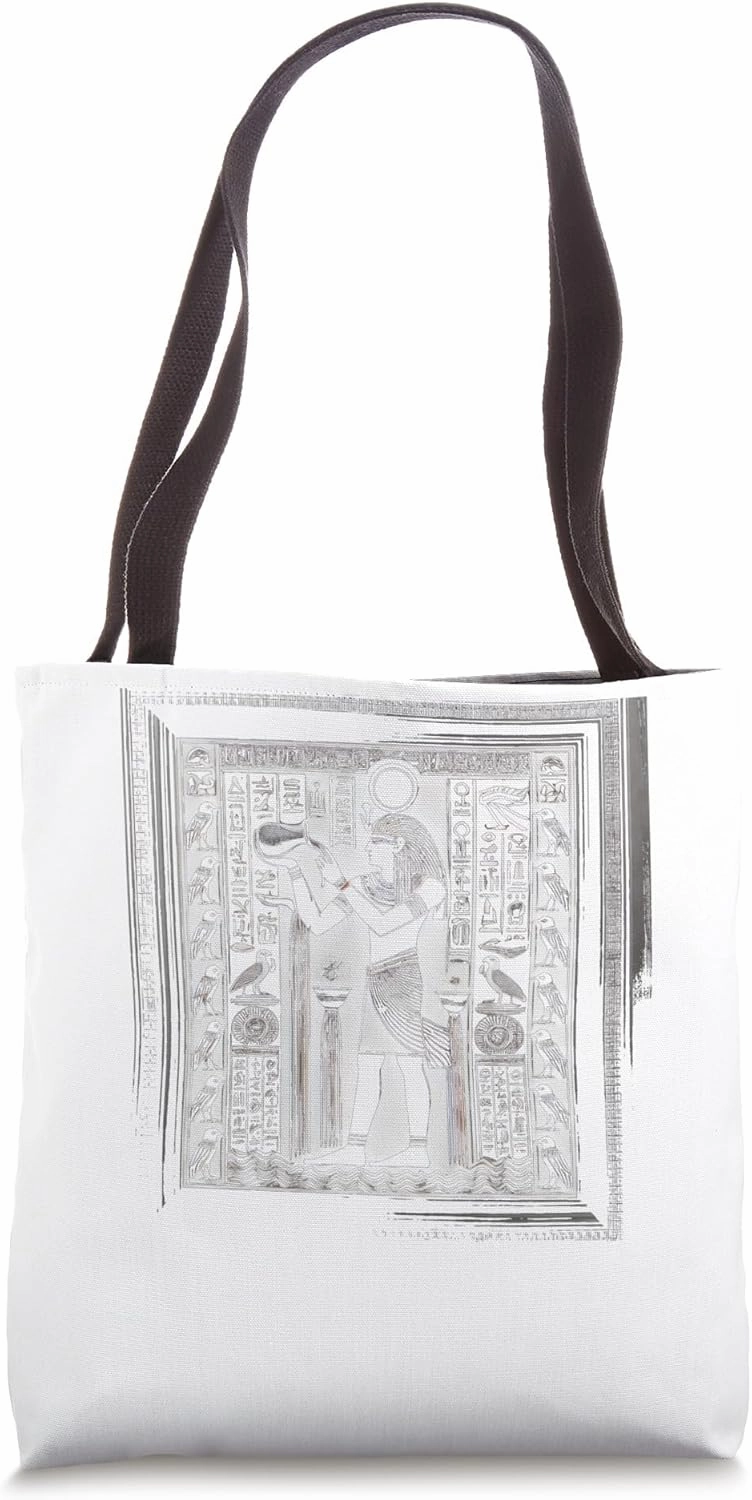 Cyber Anubis Art Graphic Vintage Tote Bag