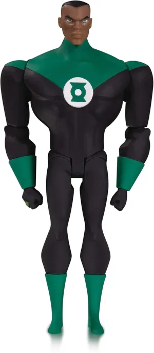DC Collectibles Justice League Animated: Green Lantern John Stewart Action Figure, Multicolor