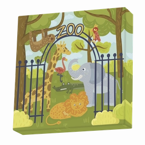 Diamond Dotz Dotz at the Zoo - 8.7 x 8.7 in