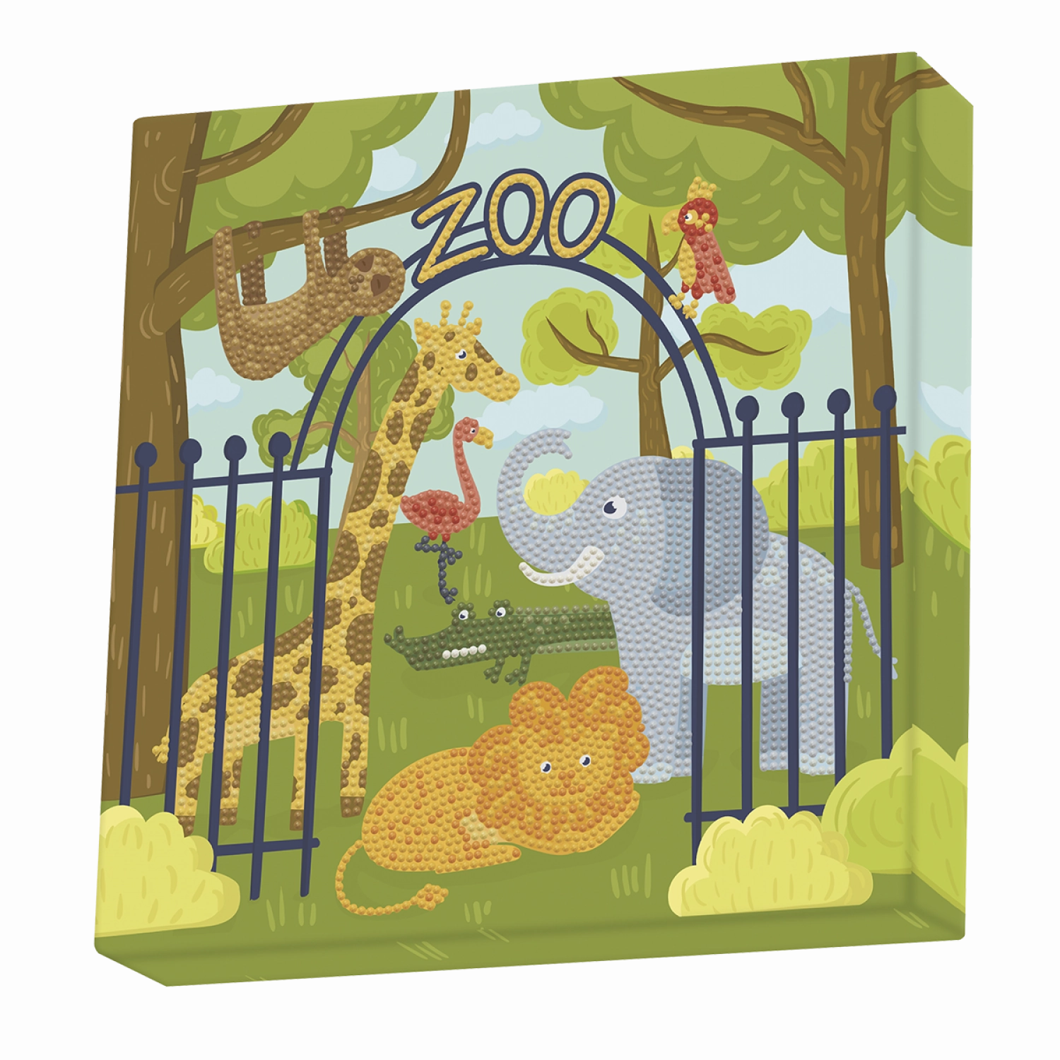 Diamond Dotz Dotz at the Zoo - 8.7 x 8.7 in