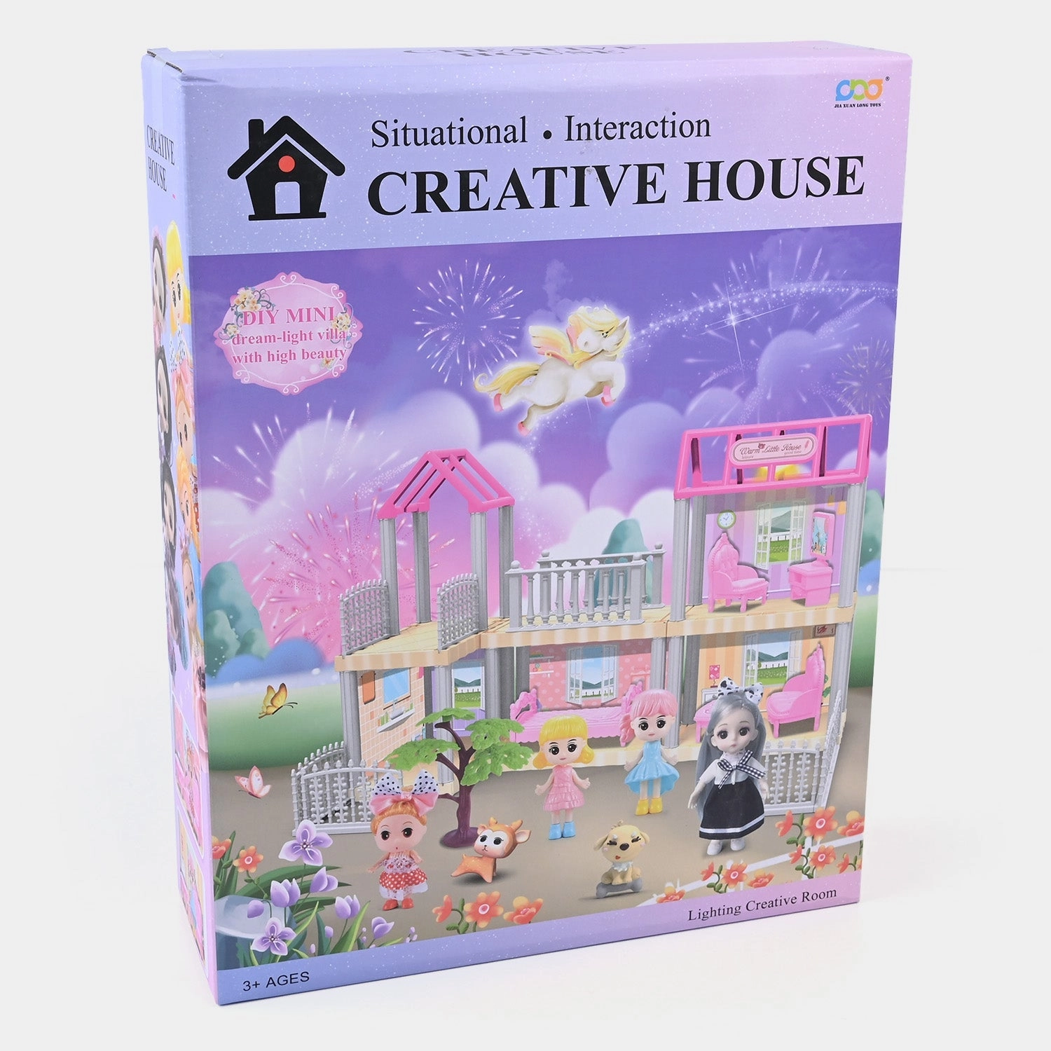 DIY Doll House Villa Set For Kids