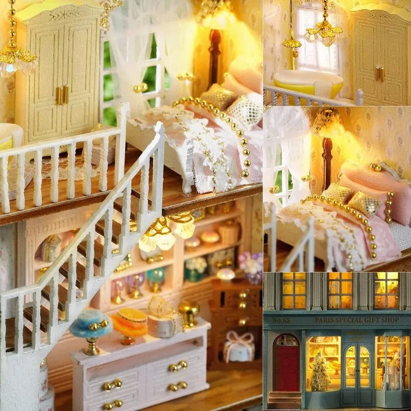 DIY Miniature House | Special Gift Shop Dollhouse Kit