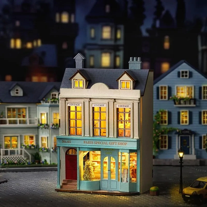 DIY Miniature House | Special Gift Shop Dollhouse Kit