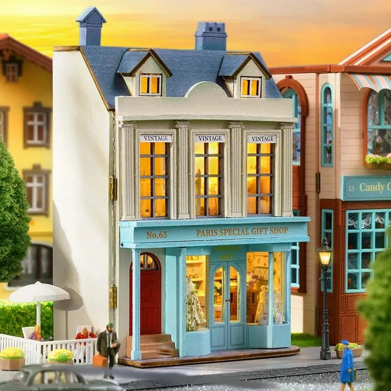 DIY Miniature House | Special Gift Shop Dollhouse Kit