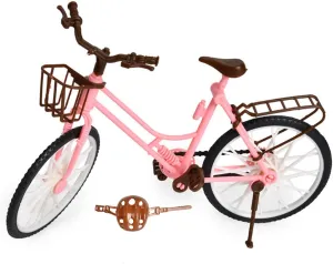 Dollhouse Bike Model Plastic Simulated Model Lifelike Decorative Miniature Bike Desk Ornament Interactive Bike Toy for Desktop Shelf