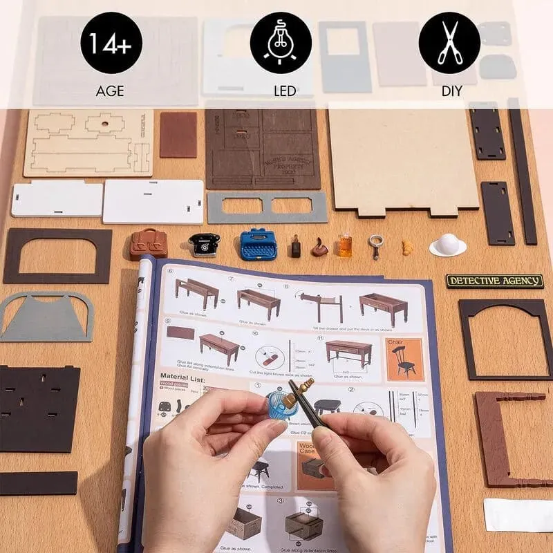 Dollhouse Room Kit|Mose's Detective Agency