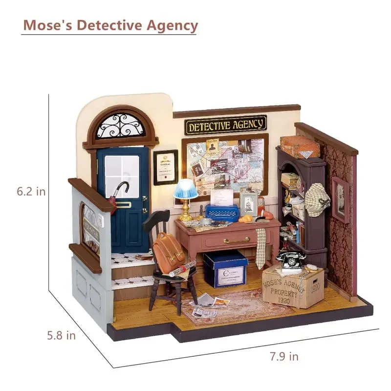 Dollhouse Room Kit|Mose's Detective Agency