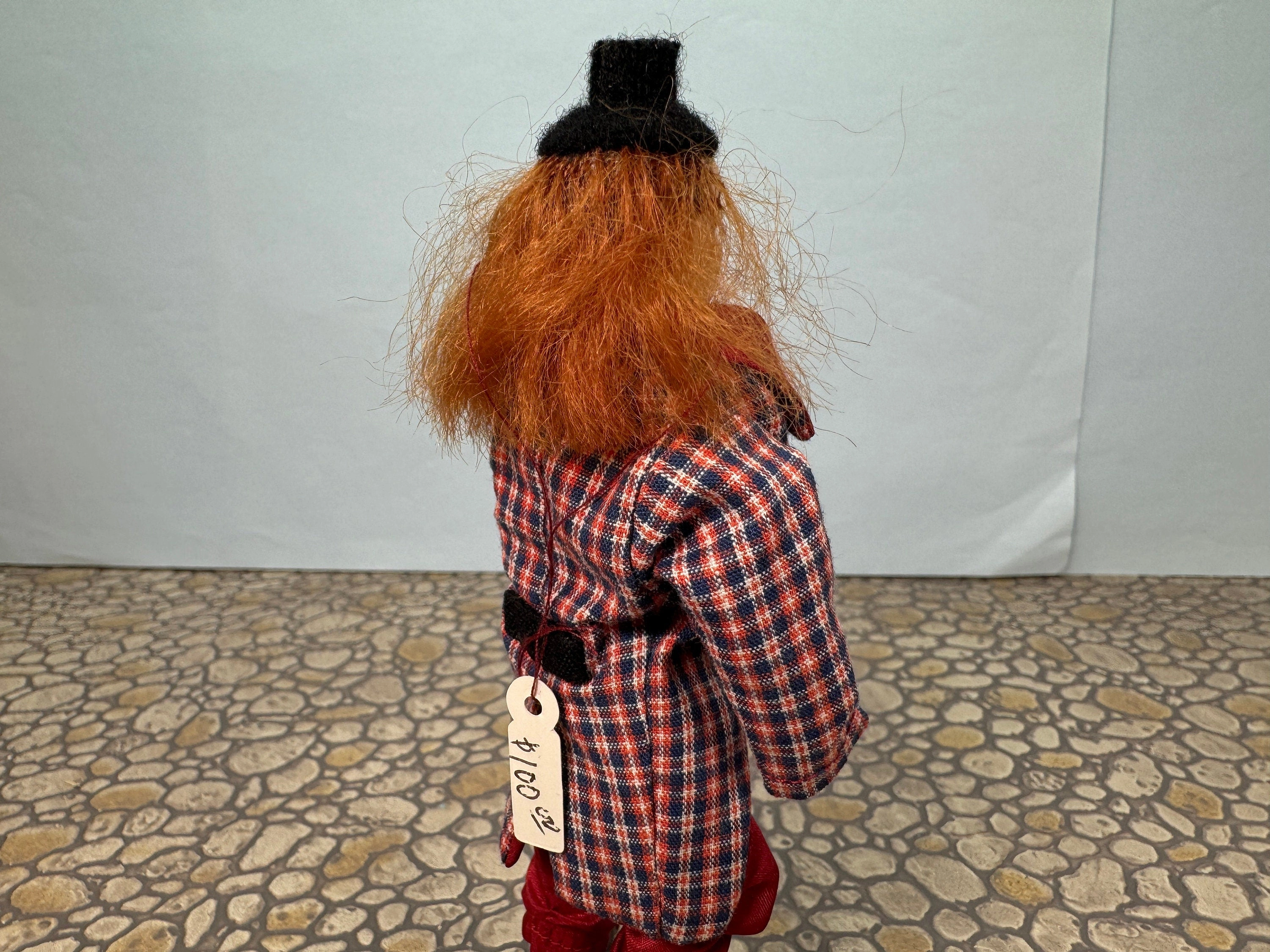 Dollhouse Miniature ~ Vintage Heidi Ott Handmade In Switzerland Hand Painted Clown