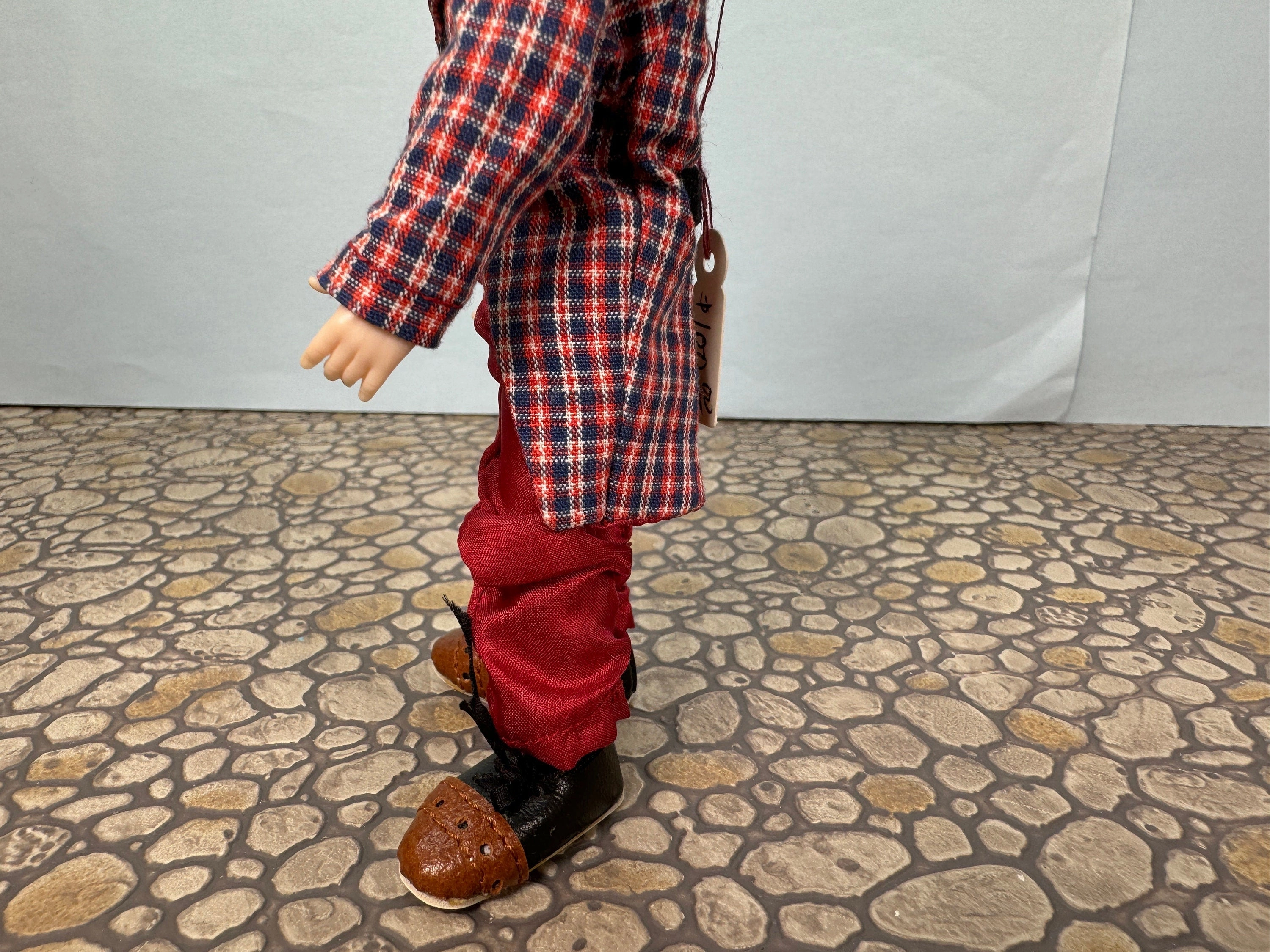 Dollhouse Miniature ~ Vintage Heidi Ott Handmade In Switzerland Hand Painted Clown