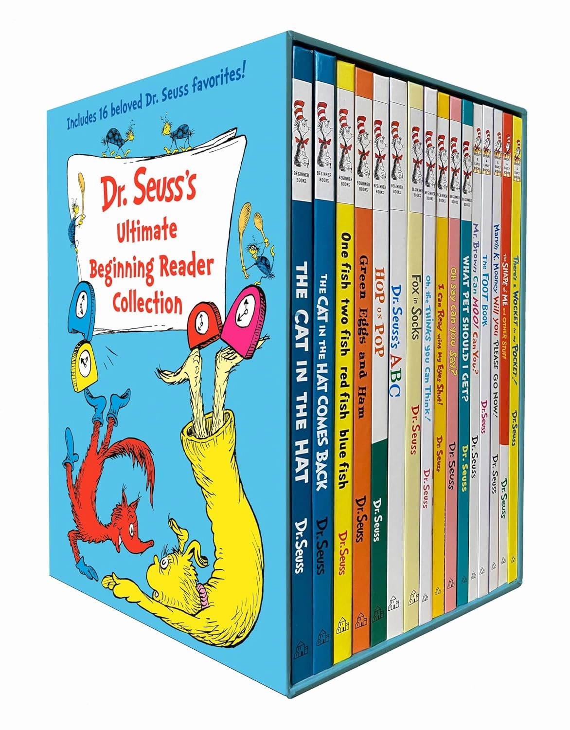 Dr. Seuss's Ultimate Beginning Reader Boxed Set Collection: Includes 16 Beginner Books and Bright & Early Books Hardcover – Picture Book, September 6, 2022