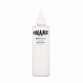 Dynamic Color Co- White Tattoo Ink, Made in USA, Sterilized, Since 1990, Vegan, Premium Quality Pigment for Vivid and Long-lasting Results