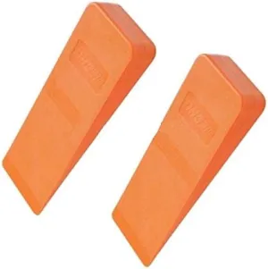 Echo Set of 2 OEM Chainsaw 8" Smooth Orange Felling Wedge 99988801804