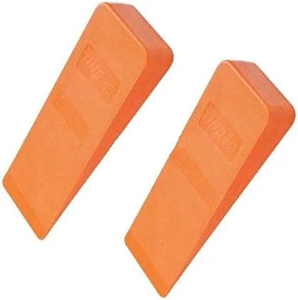 Echo Set of 2 OEM Chainsaw 8" Smooth Orange Felling Wedge 99988801804