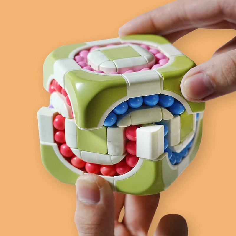 Educational  Magic Cube Puzzle-2 in 1 Magic Bean (5-10 Years)