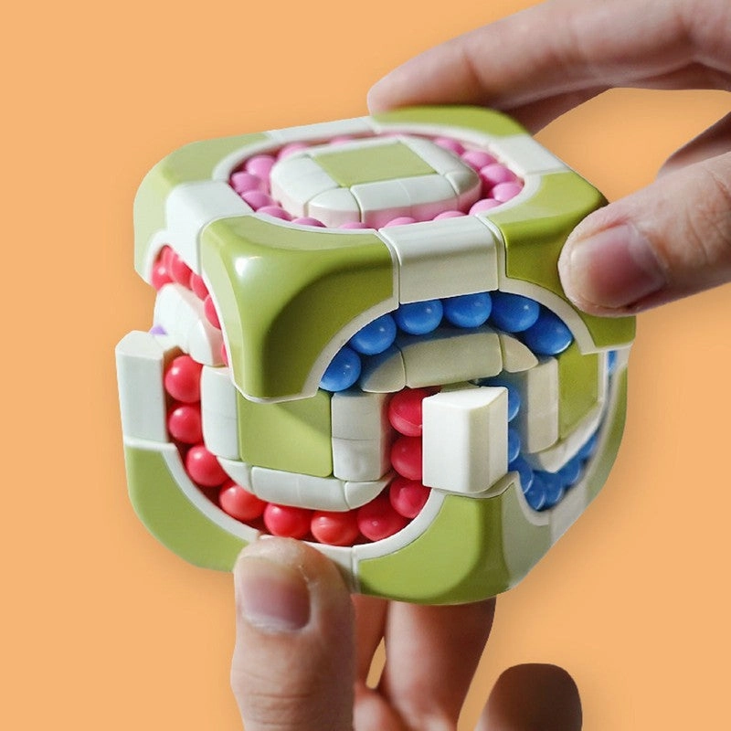 Educational  Magic Cube Puzzle-2 in 1 Magic Bean (5-10 Years)