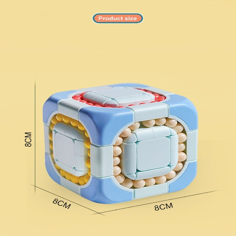Educational  Magic Cube Puzzle-2 in 1 Magic Bean (5-10 Years)