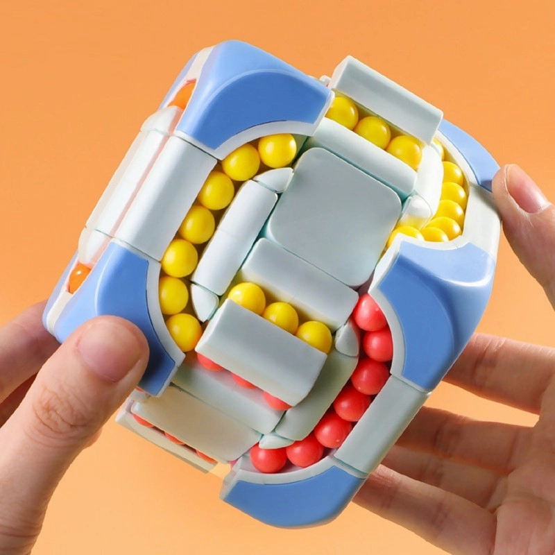 Educational  Magic Cube Puzzle-2 in 1 Magic Bean (5-10 Years)