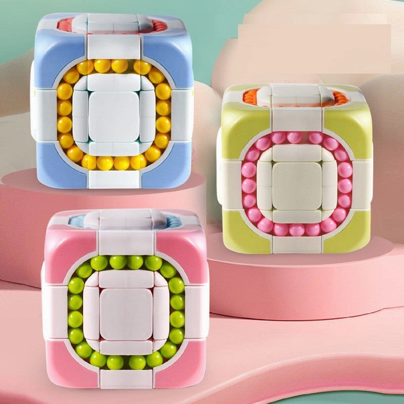 Educational  Magic Cube Puzzle-2 in 1 Magic Bean (5-10 Years)