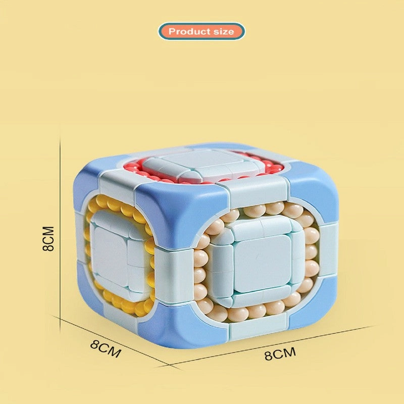 Educational  Magic Cube Puzzle-2 in 1 Magic Bean (5-10 Years)