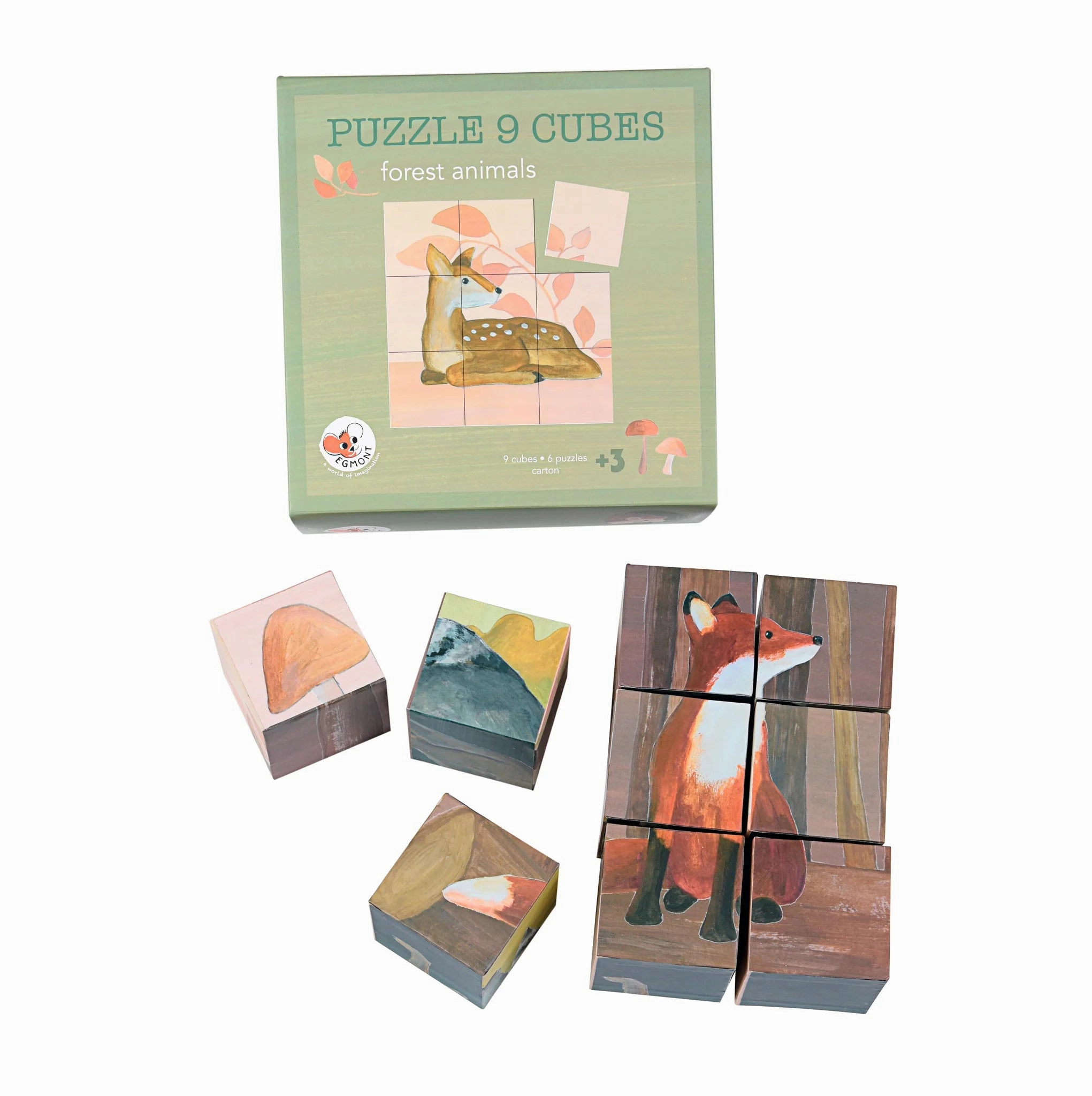 Egmont - Cube Puzzle - Forest