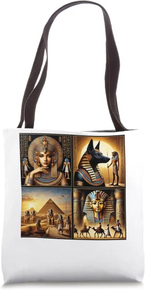 Egypt Gothic Anubis Dark Mystic God Fantasy Art Tote Bag