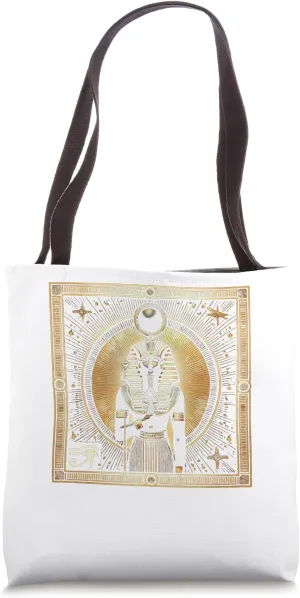 Egyptian God Anubis Art Graphic Vintage Tote Bag