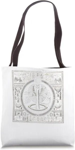 Egyptian Scribe Thoth Art Graphic Vintage Tote Bag