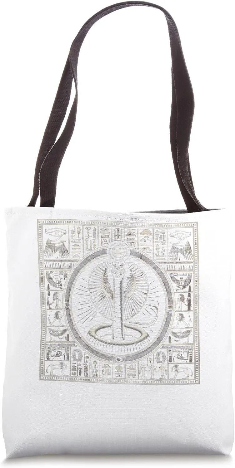 Egyptian Scribe Thoth Art Graphic Vintage Tote Bag
