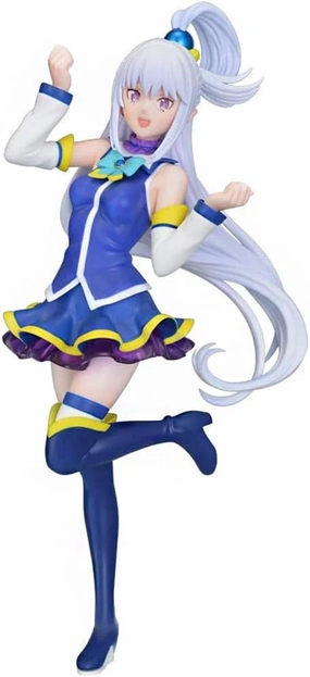 Emilia Action Figure Cute Anime Figurine Girl 20cm Handmade PVC Model Emilia Statue Desktop Decoration Collectibles Gift for Fans