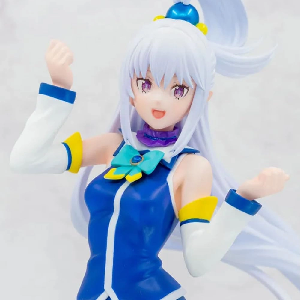 Emilia Action Figure Cute Anime Figurine Girl 20cm Handmade PVC Model Emilia Statue Desktop Decoration Collectibles Gift for Fans