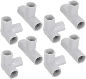 ERINGOGO 8Pcs Shaped Playpen Connectors Replacement Parts for Pet Gates Playpen Accessories for Enhanced Safety and Quick Setup
