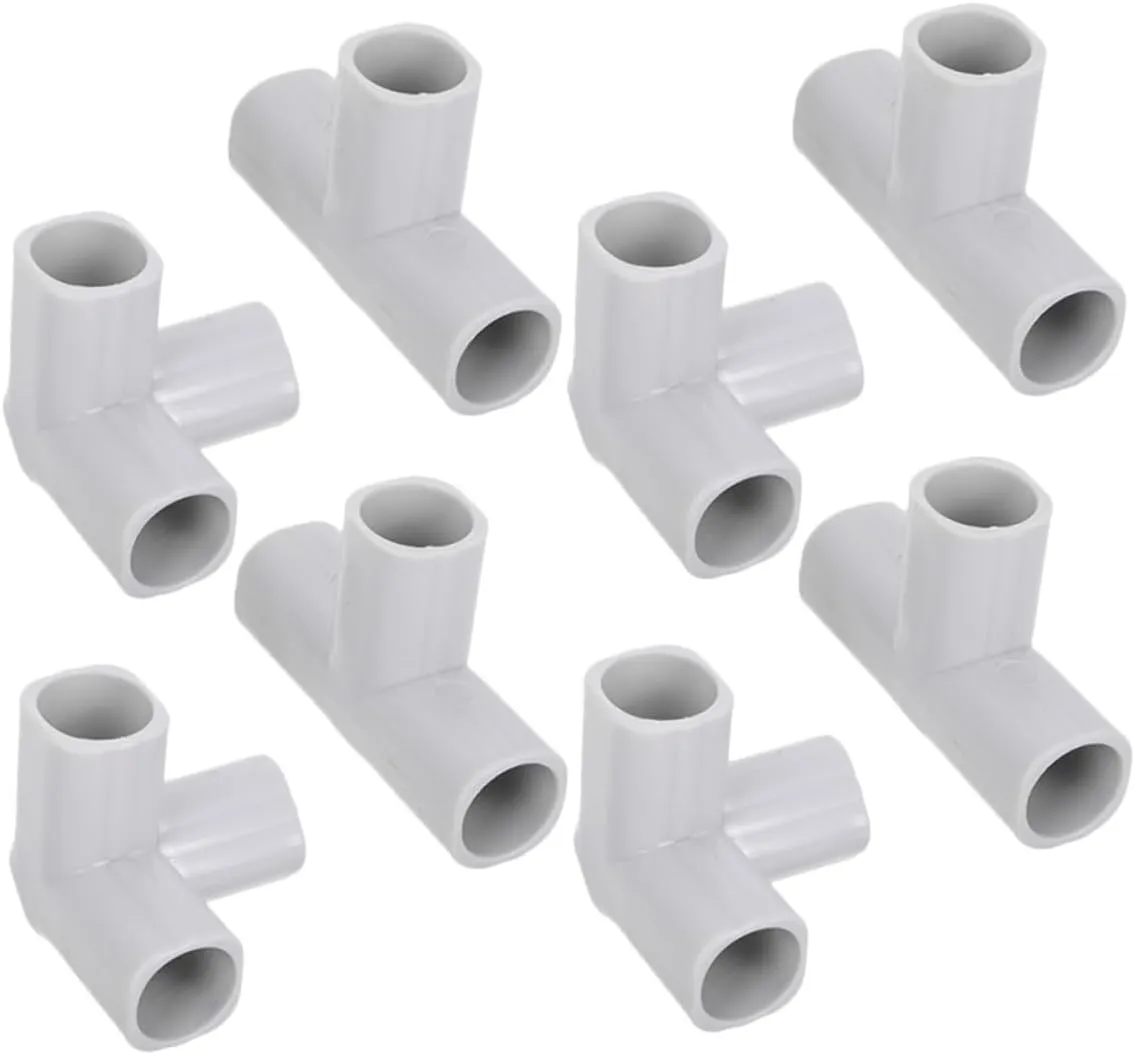 ERINGOGO 8Pcs Shaped Playpen Connectors Replacement Parts for Pet Gates Playpen Accessories for Enhanced Safety and Quick Setup