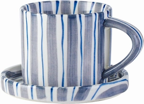 Espresso Cups Ceramic Coffee Mug Series European Striped Dot Coffee Cup And Saucer Mug Cake Plate Afternoon Tea Set Tea Cup And Saucer,A