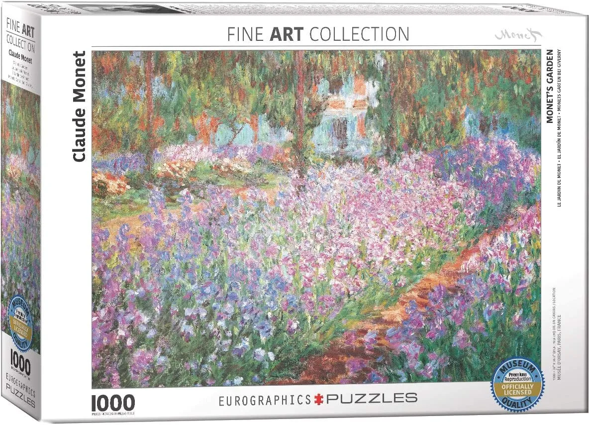 Eurographics The Artist's Garden by Claude Monet 1000-Piece Puzzle
