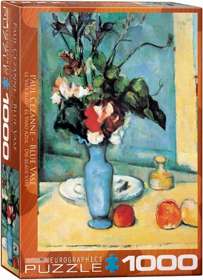 EuroGraphics Blue Vase by Cezanne 1000 Piece Puzzle