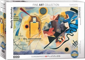EuroGraphics Gelb Rot Blau by Kandinsky 1000 Piece Puzzle