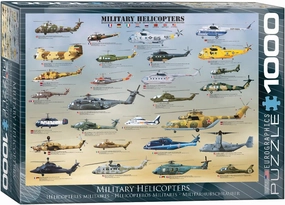 EuroGraphics Military Helicopters Puzzle (1000-Piece), 6000-0088