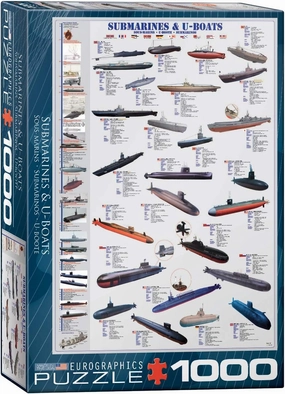 EuroGraphics Submarines and U Boats 1000 Piece Puzzle (6000-0132)
