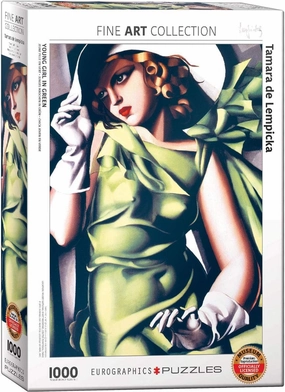 EuroGraphics Young Girl in Green by Tamara de Lempicka 1000 Piece Puzzle (6000-1058)