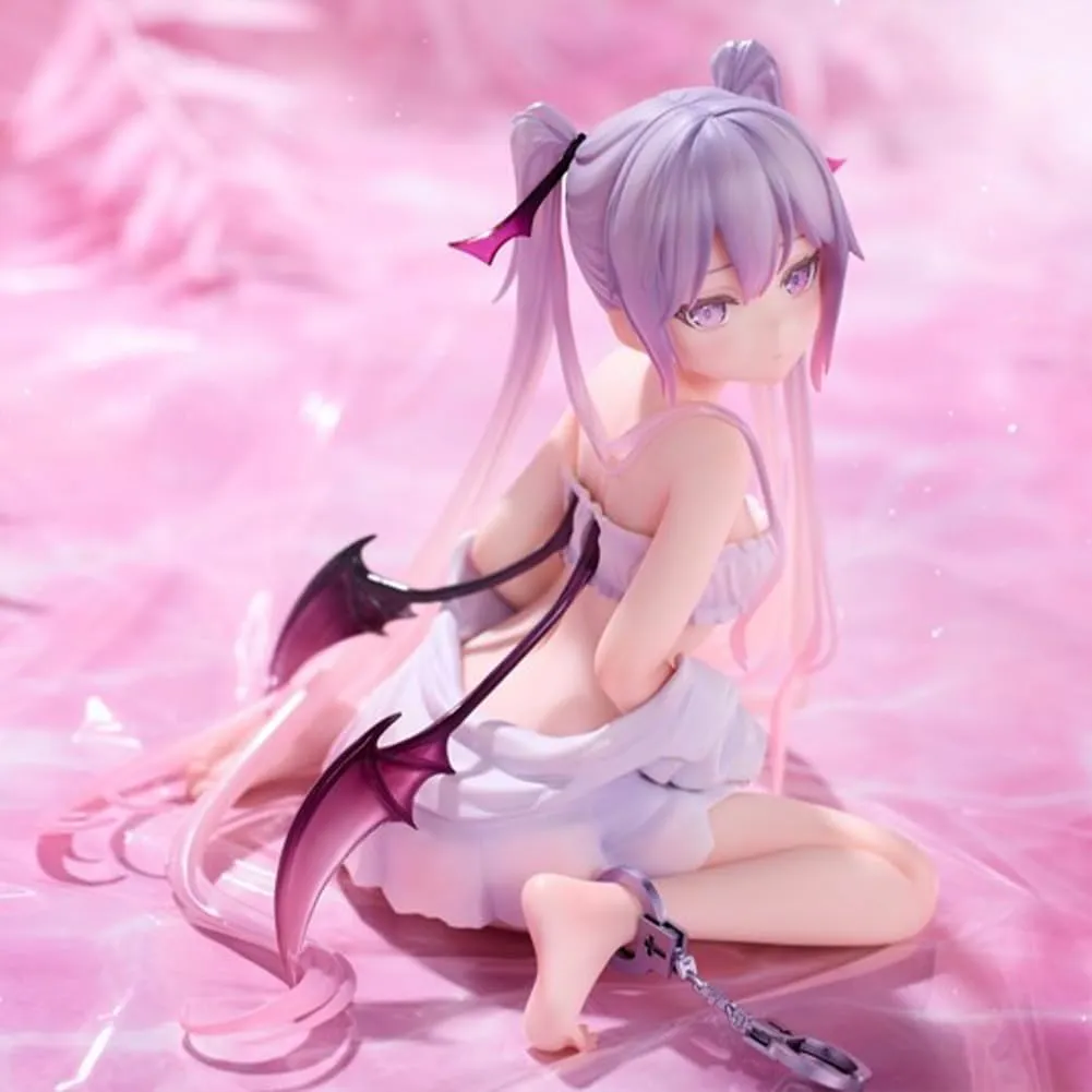 Eve Body Harness Action Figure Kneeling Pose Original Painting Girl Figure 14cm Handmade Cute Figurine Models Ornaments Desktop Collections